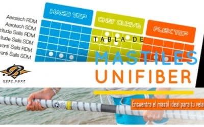 APRENDE A ELEGIR BIEN TU MÁSTIL DE WINDSURF.