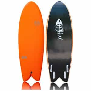 Softboard surfworx proline four fin orange