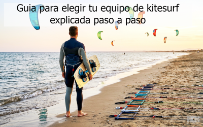 Cómo elegir tu primer equipo de kitesurf: tabla, cometa y barra paso a paso