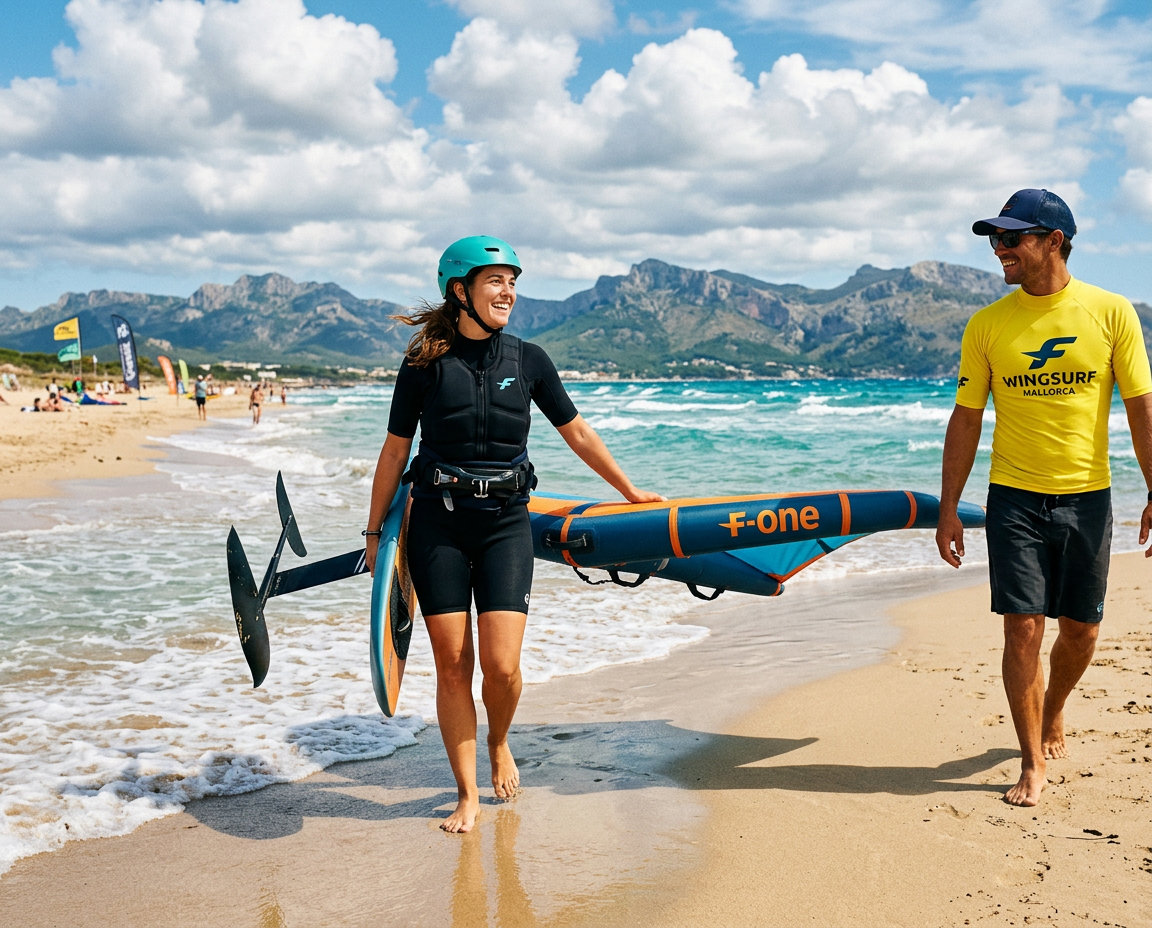 wingfoil instructor en mallorca